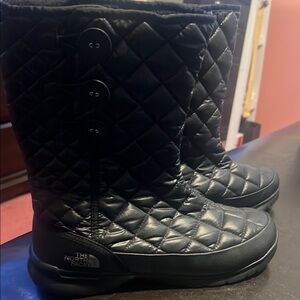 The North Face  Quilted Black Boots